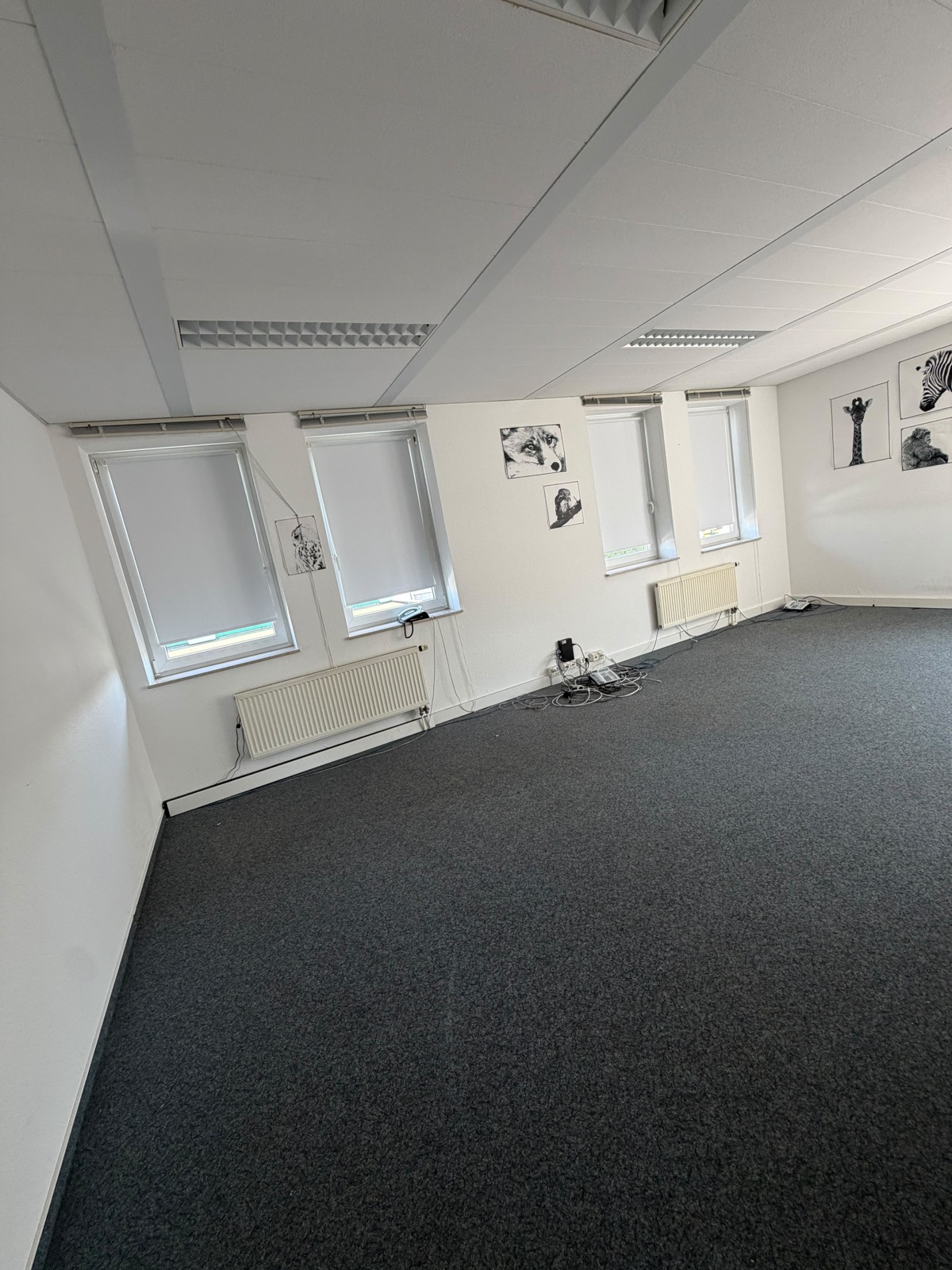Leergeräumtes Büro nach der Büroauflösung